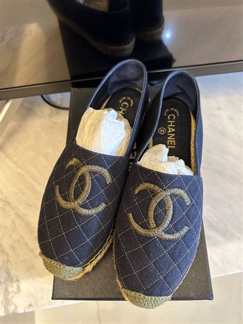 chanel 草編鞋